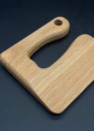 Дерев'яний ніж-сокирка дитячий екопродукт посуд для маленького...