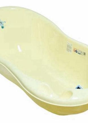 Ванночка зі зливом LUX "Пес і Кіт" 102 см (жовтий) PK-005 ODPL...