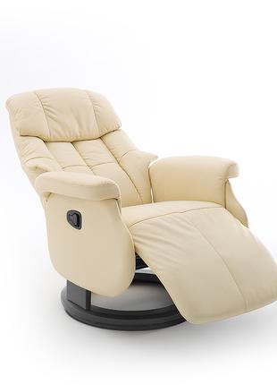 Комфортне крісло-реклайнер Relax Calgar L Chair Creame стелаж Чор