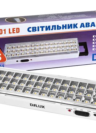Світильник аварійний REL-401 (3.7V1,5Ah) 45 LED 3Вт 230x65x30