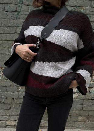 Vila свитер с геометрическим рисунком джемпер