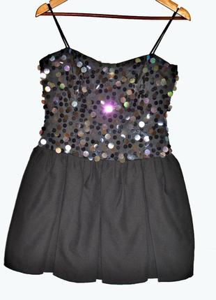 Вечернее платье с пайетками  для ярких модниц. topshop