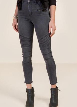 Облегающие джинсы в байкерском стиле skinny