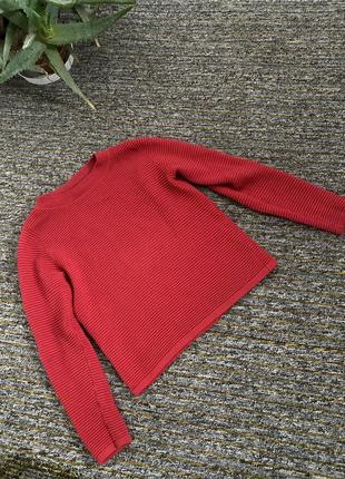 Маленький красный свитер без горла xs s