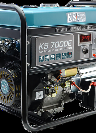 Генератор бензиновый KS 7000E 5,0 кВт электростарт, 220В