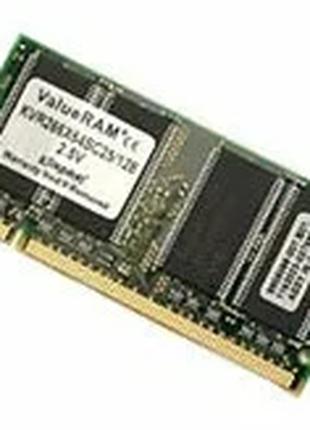 Оперативная память Kingston 256 МБ DDR 400 МГц SODIMM CL3 KVR4...