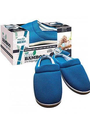 Бамбуковые тапочки Cool Bamboo Anti-Fatigue Gel Slippers