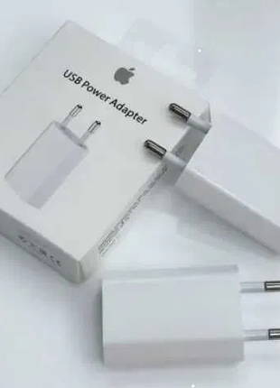 Мережевий зарядний пристрій блок живлення Apple iPhone 5 W 1 А