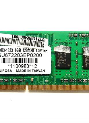 Модуль памяти Unifosa 1GB GU672203EP0200 GDDR3-1333 1GB 128MX8...