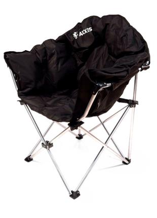 Кресло "Luna" для пикника и рыбалки черное AXXIS CraB-03