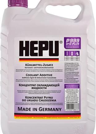 Антифриз HEPU (фиолетовый) G12 + концентрат , 5L, P999-12P-005