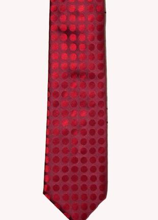 Thomas nash/стильный галстук красного цвета