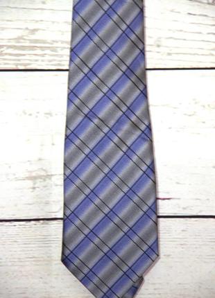 Шикарный галстук серо-голубого цвета