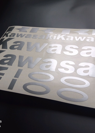 Наклейки на мотоцикл бак пластик Кавасаки Kawasaki z1000