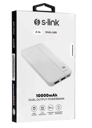 Зовнішній акумулятор Power Bank S-Link 10000mAh