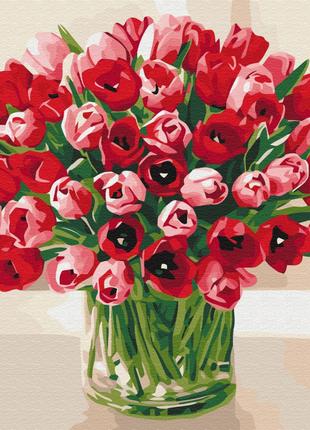 Картина по номерам Букет тюльпанов для любимой Brushme 40 х 50...