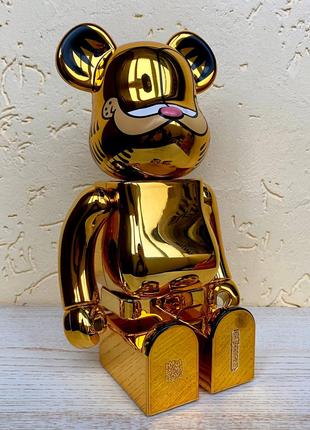 Коллекционная фигурка bearbrick CAT GARFIELD 400% 28 см