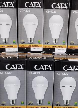 Лампа світлодіодна акумуляторна CATA 4229 перезаряджається