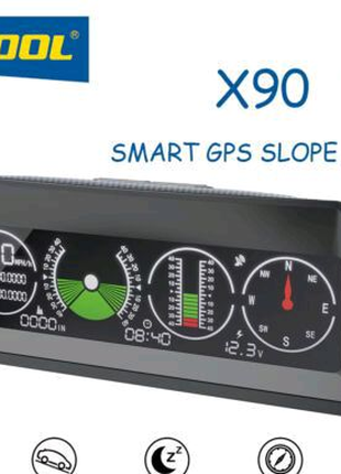 AUTOOL X90 Smart GPS Измеритель уклона спидометр GPS проекционный