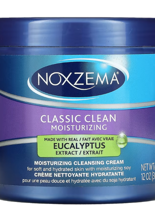 Noxzema, classic clean, moisturizing cleansing cream, eucalypt...