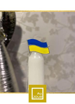 New серебро 925 брошь флаг украины