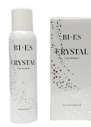 Набор для женщин Bi-Es Crystal (Парфюмированная вода 100 мл. Д...