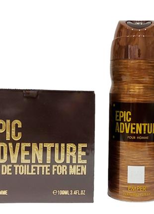 Набор для мужчин Epic Adventure Emper (Туалетная вода 100 мл. ...