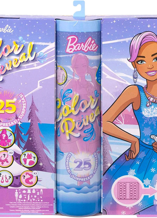 Barbie Color Reveal Advent Calendar барби адвент календарь