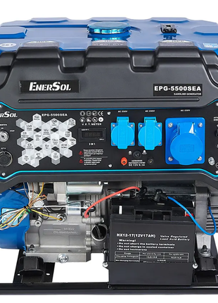 Генератор бензиновый EnerSol EPG-5500SEA 5,0 кВт, автоматика