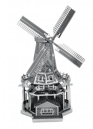 Металлическая сборная 3d модель ветряная мельница