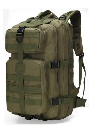 Военный рюкзак ВСУ - серый Олива, тактический штурмовой рюкзак...