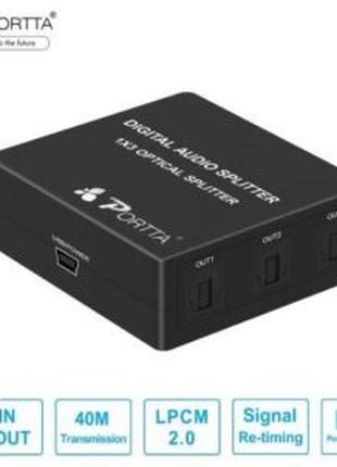 Коммутатор Portta® 4×1 HDMI™ с поддержкой Audio+ ARC 4K@60Hz (...