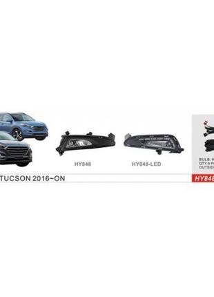 Фары доп.модель Hyundai Tucson 2015-18/HY-848/H8-12V35W/эл.про...
