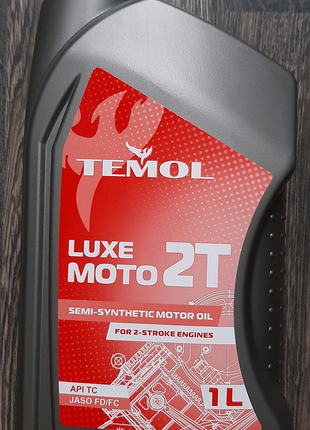 Моторное масло Temol Luxe Moto 2T SAE 20 API TS 1 L.