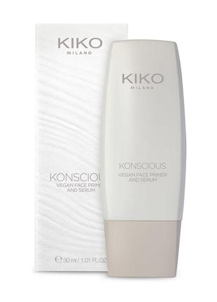 Kiko milano konscious vegan face primer and serum праймер