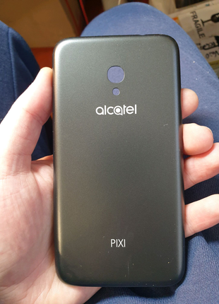 Alcatel 5045D Pixi 4 (5") задняя крышка новая чёрная black