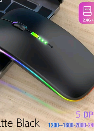 Безпровідна Bluetooth мишка, RGB підсвітка