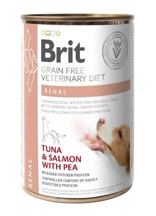 Лечебный влажный корм Brit VetDiets для собак с хронической по...