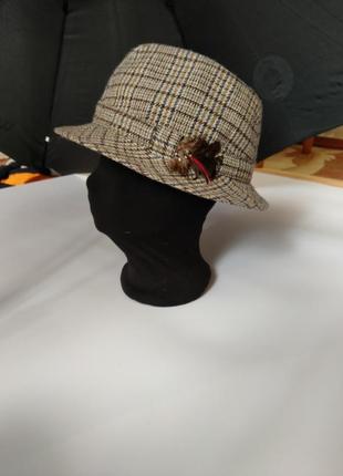 Шляпа шапка barbour stetson harris tweed cat