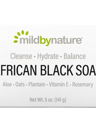 Mild by nature африканское черное мыло