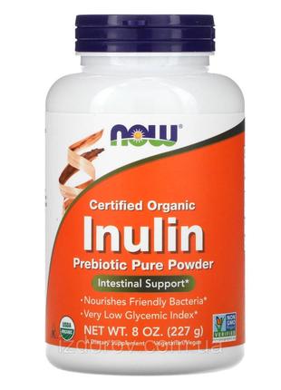 Органічний інулін Now Foods Inulin сертифікований пребіотик у ...