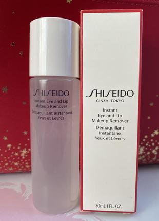 Shiseido instant eye and lip makeup remover двухфазное средств...