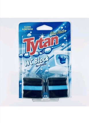 Таблетка для сливого бачка Tytan Blue Water (в упаковці 2 шт)