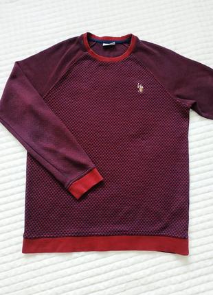 Мужской винтажный свитер/реглан u.s. polo assn