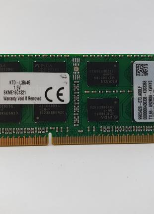 Оперативная память для ноутбука SODIMM Kingston DDR3 4Gb 1333M...