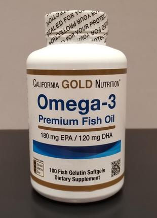 Супер ціна — california gold omega 3/омега 3 — 100 капсул/сша