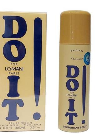 Набор для мужчин do it lomani (туалетная вода 100 мл. дезодора...