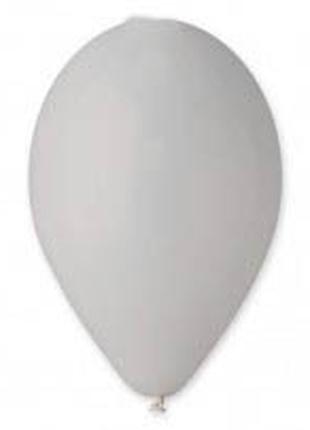Латексный шар Gemar 5" (13см) , цвет - серый, 100шт.