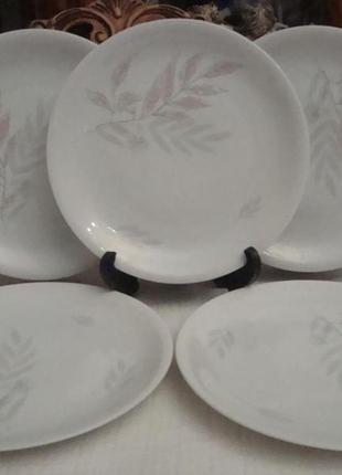 Антикварные тарелки набор 5 шт фарфор крм krister германия №д24