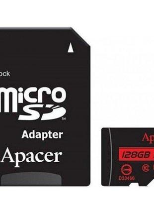 Карта памяти Apacer microSDHXC 128GB UHS-I Class 10 + SD-адапт...